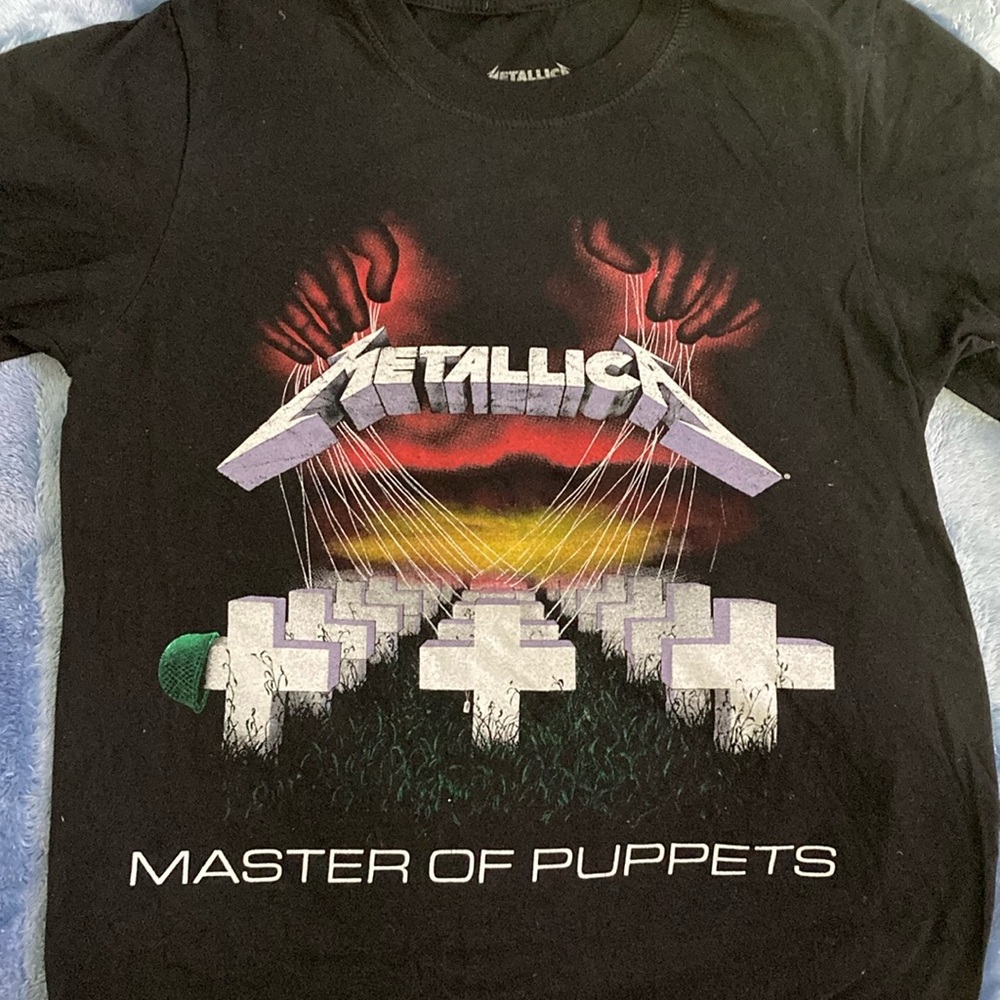 Metallica Master of Puppets SM T shirt Gently Worn